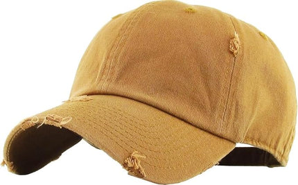 KBETHOS Vintage Washed Distressed Cotton Dad Hat Baseball Cap Adjustable Polo Trucker Unisex Style Headwear