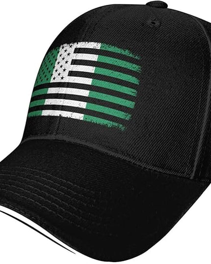 Unisex Baseball Cap Trucker Dad Hat for Men Women Adjustable Outdoors Sun hat Black