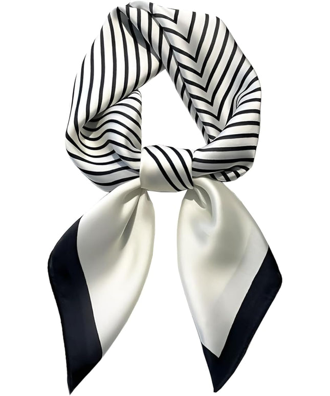 Head Bandanas Scarf for Women Silk Satin Hair Scarf Lightweight Vintage Fashion Square Neck Scarves Gift