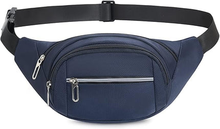 DAITET Crossbody Fanny Pack for Men&Women,Large Waist Bag & Hip Bum Bag with Adjustable Strap for Outdoors Workout Traveling Casual Running Hiking Cycling