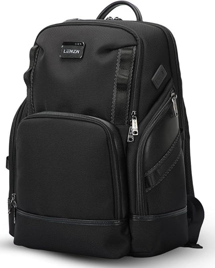 Laptop Business Backpack for Men & Women, Work Backpack Fits15.6 Inch, Premium Quality Travel Bag with USB Charging Port, Water-Resistant, Durable Nylon, Computer Bookbag with Multiple Pockets