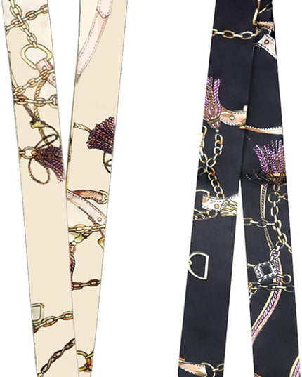 kcctoo 2/6/10Pack Scarf Bags for Women Handbag Scarfs Band Hair Neck Scarves Fashion Gifts