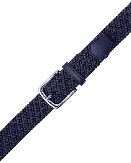 Falari Men Women Multicolored Elastic Stretch Braided Belt Canvas Fabric Woven No Holes Belt