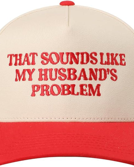 MIRMARU Two-Tone Vintage Canvas Trucker Hats for Men & Women, Adjustable Size Baseball Caps with Trendy Embroidered Design
