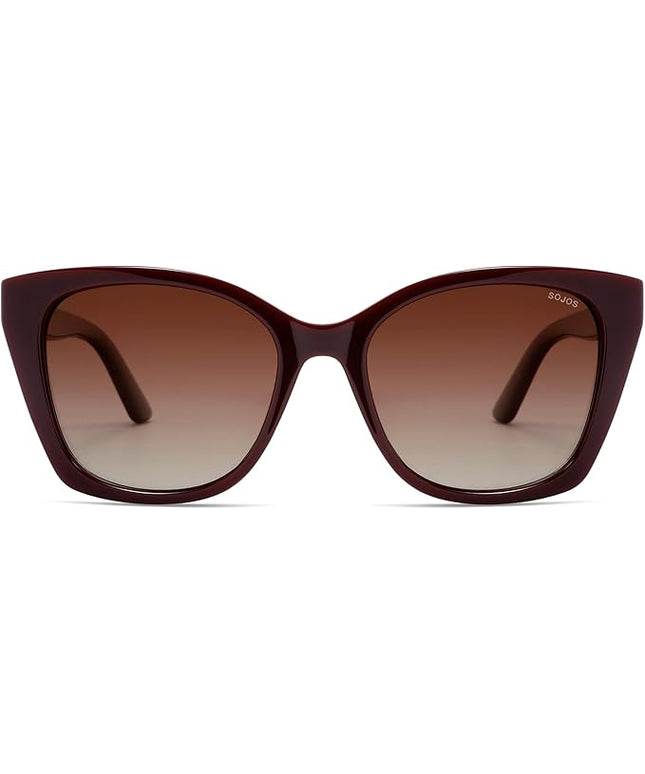 SOJOS Vintage Oversized Cateye Sunglasses Womens UV400 Large Designer Shades Lentes De Sol Para Mujer SJ2634