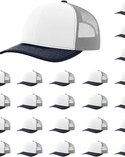 Richardson 112 Classic Six-Panel Adjustable Snapback Trucker Cap | Bulk Packs Available