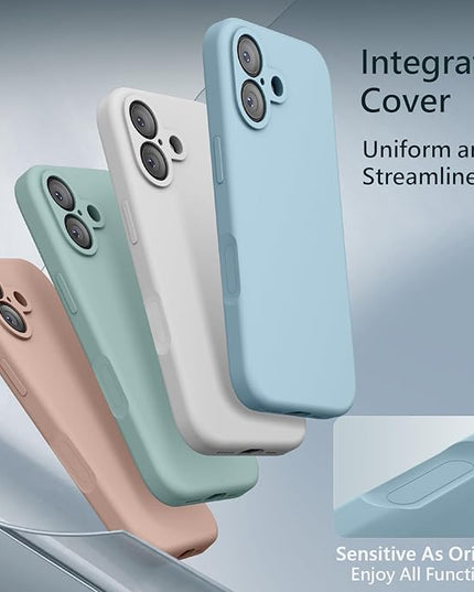 FireNova Magnetic for iPhone 17 Case, Compatible with MagSafe, [Integrated Silicone Camera Control Button] [Camera Protection] Anti-Scratch Microfiber Lining Phone Case, 6.3", Sky Blue