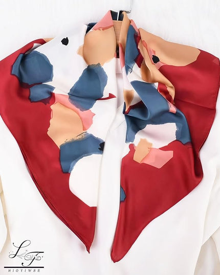 Satin Bandanas Head Scarf For Women Hair Scarves Accessories Lightweight Fashion Wrap Neck Silk Sleeping Headscarf