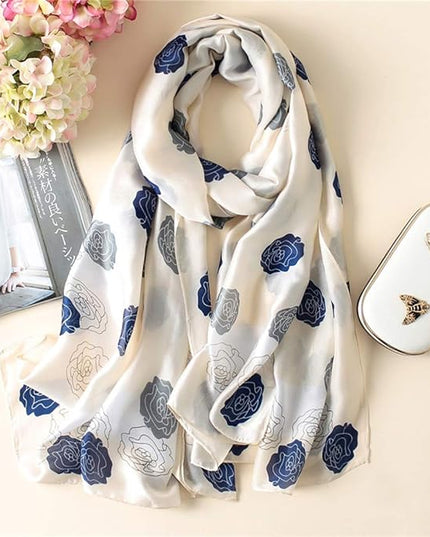 Silk Scarf Mulberry Silk Fashion Scarves Long Lightweight Shawl Wrap …