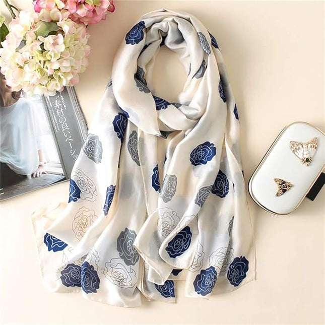 Silk Scarf Mulberry Silk Fashion Scarves Long Lightweight Shawl Wrap …