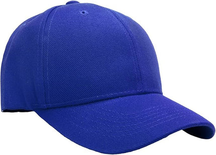 Falari Wholesale Bulk Lot 12-Pack Baseball Cap Adjustable Size Plain Blank Solid Color