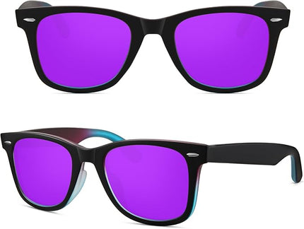 MEETSUN Polarized Sunglasses for Women Men Classic Retro Square Frame Driving Sun Glasses UV Protection