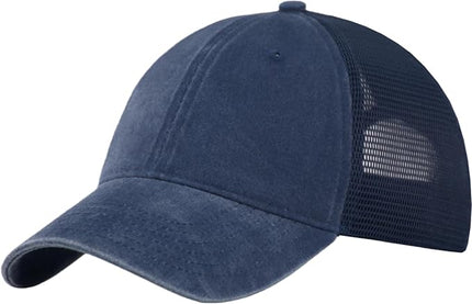 CYGTE Distressed Soft Trucker Hat | XL/XXL Available | Unstructured Vinatge Washed Snapback Baseball Cap for Men Women