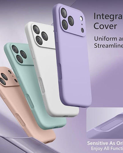 FireNova Magnetic for iPhone 17 Pro Case, Compatible with MagSafe, [Integrated Silicone Camera Control Button] [Camera Protection] Anti-Scratch Microfiber Lining Phone Case, 6.3", Clove Purple