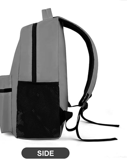 Fashion Dove Gray Backpack Lightweight Large Capacity Laptop Daybag for Travel Work