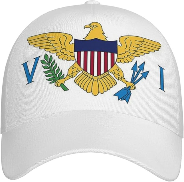 Cute Flag Baseball Cap Hats for Women Men Trucker Hat Patriotic Adjustable Snapback Ball Cap Hat