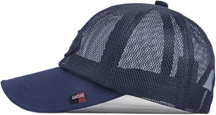 FASHIXD Mesh Baseball Cap for Men Women Summer Breathable Trucker Hats Running Hats Outdoor Sports Quick Dry Hat