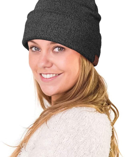 OZERO Winter Beanie Daily Hat - Thermal Polar Fleece Ski Stocking Skull Cap for Men and Women