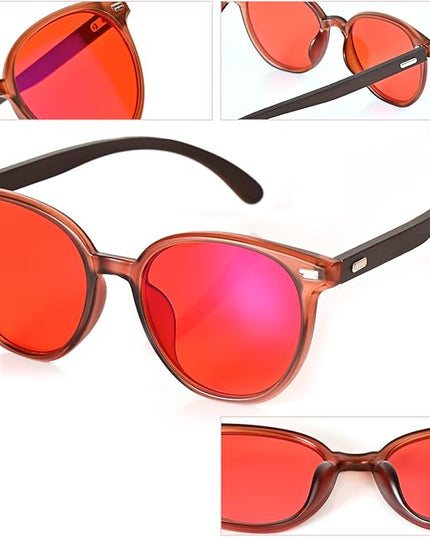 Blue Light Blocking Glasses for Computer/Gaming/Mobile Video - Reduce Eye Strain & Improve Sleep for Men and Women