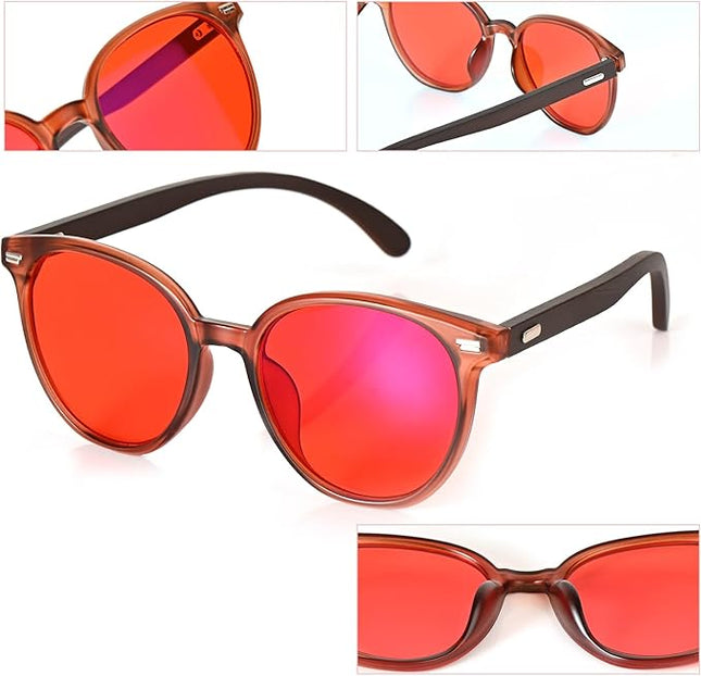 Blue Light Blocking Glasses for Computer/Gaming/Mobile Video - Reduce Eye Strain & Improve Sleep for Men and Women