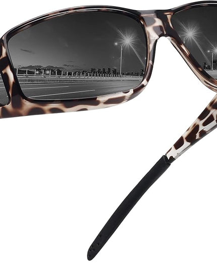 MEETSUN Fit Over Glasses Sunglasses for Men Women,Wrap Around Sunglasses Polarized UV400 Protection