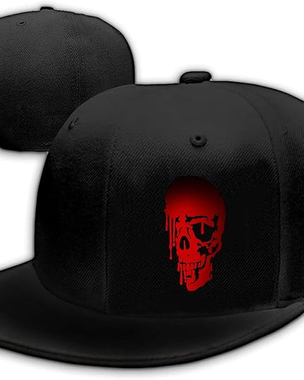 Chef Hat Flat Bill Hats for Men Funny Double Knives Kitchen Adjustable Baseball Cap Snapback Hat for Women