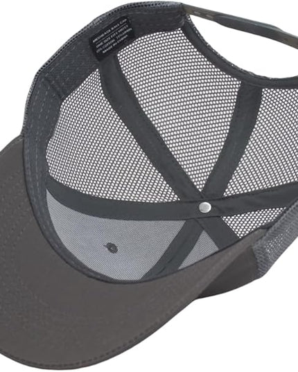 TSSGBL Classic Mesh Trucker Hat, Small & OSFM & XXL Options, Men Women Basic Adjustable Snapback Plain Blank Baseball Cap