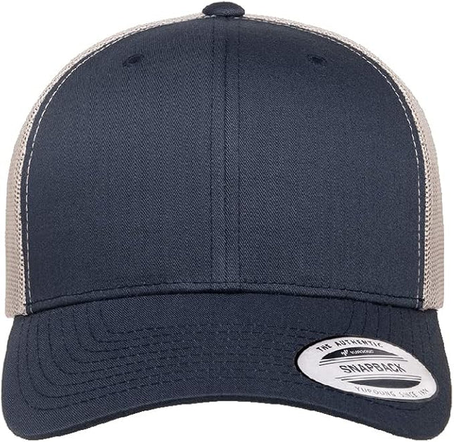 Yupoong Classic Premium Mesh 6 Panel Retro Trucker Cap | Mid Profile Snapback | OSFA | Bulk Pack Available