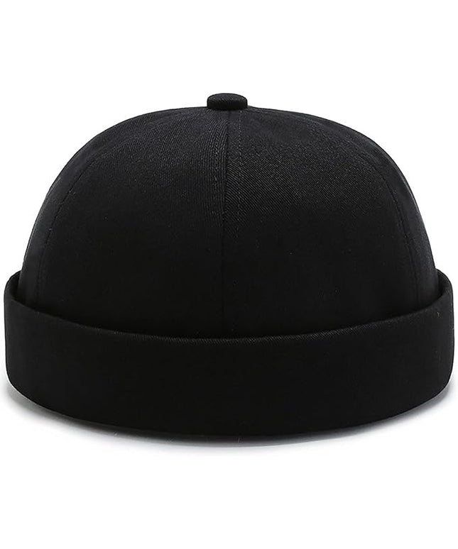 XYIYI Cotton Brimless Docker Cap Adjustable Street Casual Sailor Cap Skullcap Beanie Hat