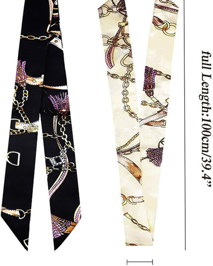 kcctoo 2/6/10Pack Scarf Bags for Women Handbag Scarfs Band Hair Neck Scarves Fashion Gifts
