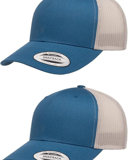 Yupoong Classic Premium Mesh 6 Panel Retro Trucker Cap | Mid Profile Snapback | OSFA | Bulk Pack Available