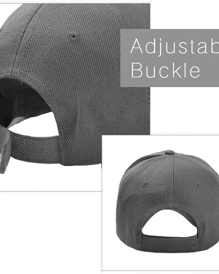 Gelante Adult Plain Baseball Cap Hat Classic Adjustable Size for All Seasons