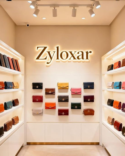 ZYLOXAR Genuine Leather Wallet Soft Coin Purse with Keychain Small Zipper Pouch for Women (Pink)