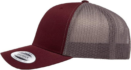 Yupoong Classic Premium Mesh 6 Panel Retro Trucker Cap | Mid Profile Snapback | OSFA | Bulk Pack Available