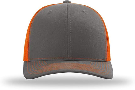 Richardson 112 Trucker Hat - Premium Adjustable Snapback Hat - Structured Six Panel Richardson Blank Caps