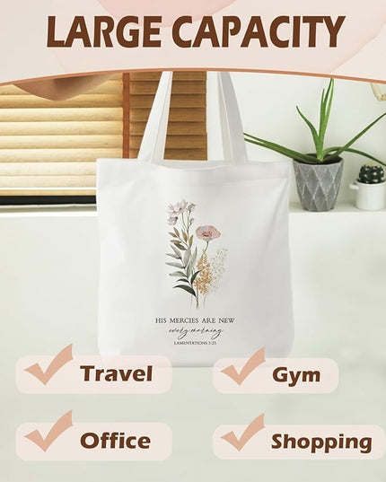 Christian Canvas ote Bag, Christian Bag, Christian Gifts for Women