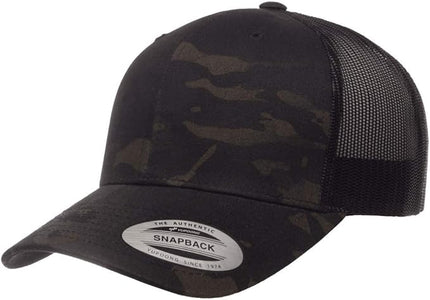 Mrlahat 6606 Yupoong Classics Retro Trucker Cap with Black Bandana