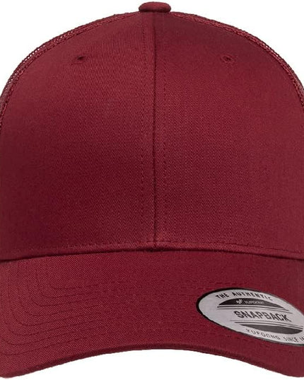 Yupoong Classic Premium Mesh 6 Panel Retro Trucker Cap | Mid Profile Snapback | OSFA | Bulk Pack Available
