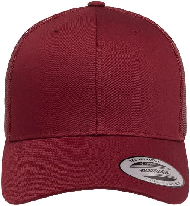 Yupoong Classic Premium Mesh 6 Panel Retro Trucker Cap | Mid Profile Snapback | OSFA | Bulk Pack Available
