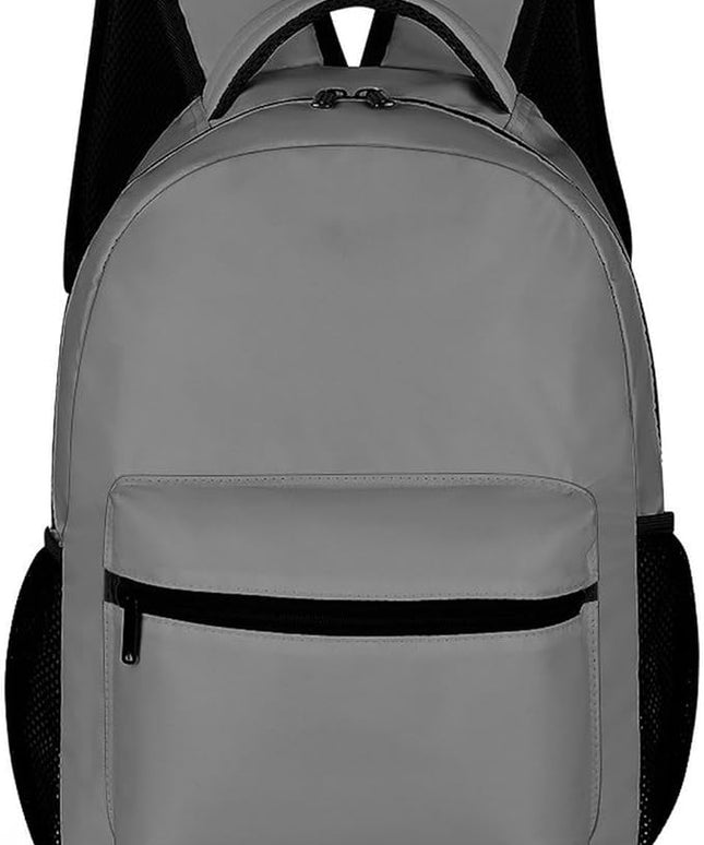 Fashion Dove Gray Backpack Lightweight Large Capacity Laptop Daybag for Travel Work
