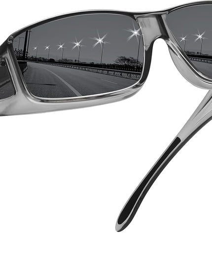 MEETSUN Fit Over Glasses Sunglasses for Men Women,Wrap Around Sunglasses Polarized UV400 Protection