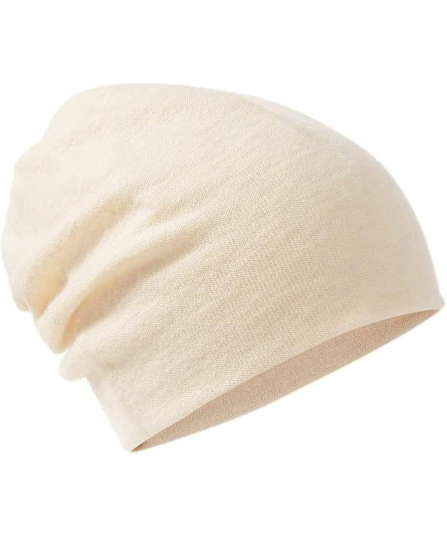 Villand 100% Merino Wool Beanie Hat for Women and Men with Gift Bag, Double-Layered Wool Hat, Knitted Ski Cap for Winter