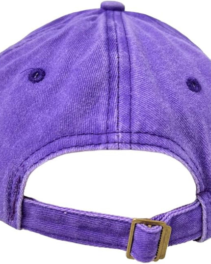 Roytrense Unisex 100% Cotton Washed Low Profile Dad Hat - Adjustable Baseball Cap for Outdoor Activities