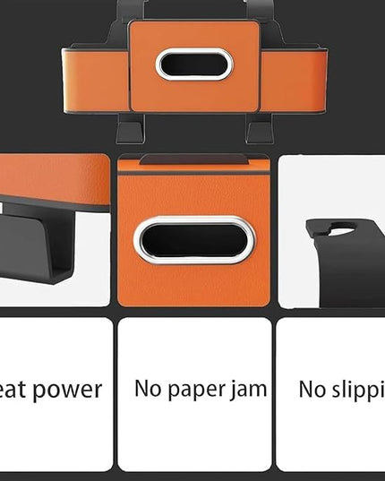 Car Organizer, 3-in-1 Backseat Car Organizer with Dual Cup Holders, Tissue Box & Phone Holder - Multifunctional Waterproof Storage for Daily Driving & Travel (Black)