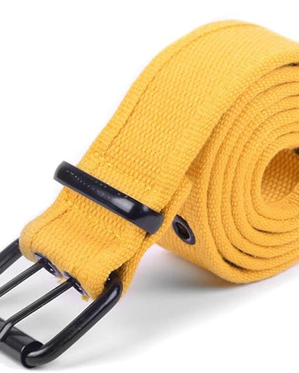 Boxed Gifts Parquet Casual Canvas Belt - Double Hole, Double Grommets for Men & Women