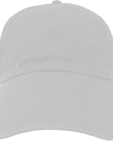 Glory Max 100% Cotton Baseball Cap Classic Plain Low Profile Golf Dad Hat Buckle Adjustable