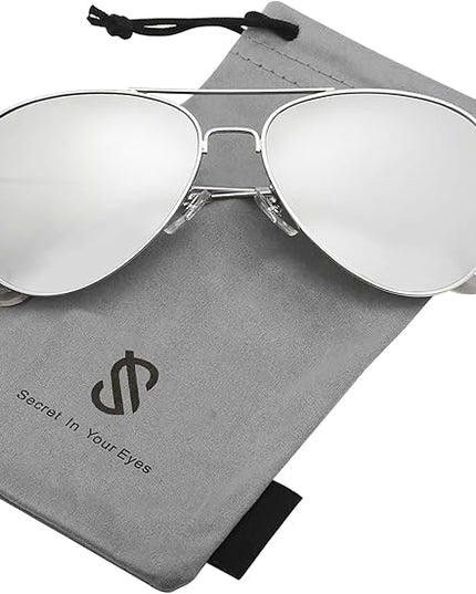 SOJOS Classic Aviator Polarized Sunglasses for Men Women Vintage Retro Style
