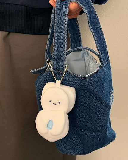 Funny Adorable Ugly Plush Keychain Strong Attachment For Keys Backpacks Travel Accessories Soft Faux Hair Materials Keychain For Travelers