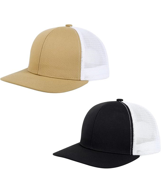 NTLWKR Trucker Hat Mesh Baseball Cap,Adjustable Snapback Outdoor Sports Caps for Men and Women,Breathable Dad Hats