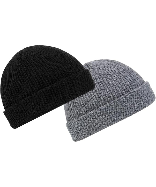 SATINIOR Trawler Beanie Watch Hat Roll-up Edge Skullcap Fisherman Beanie for Women Men